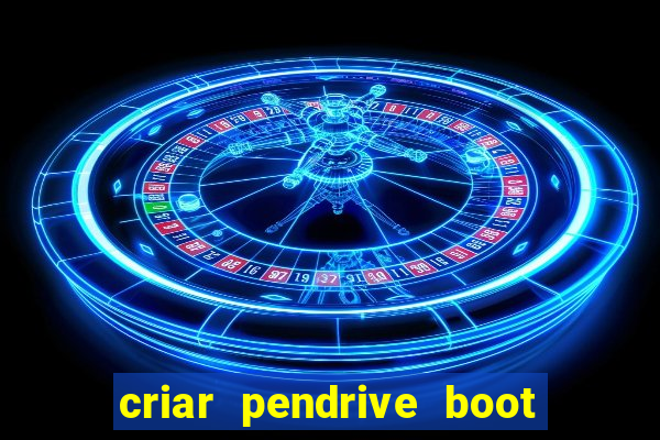 criar pendrive boot windows 10